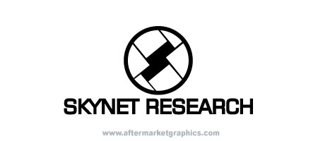 Skynet Research Terminator Decal